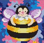 5035 - Подушка Веселая пчелка - 40х40см (Collection d`Art)