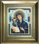 Б-1075 Набор для вышивания бисером Чаривна Мить "Икона Божьей Матери Иерусалимская"