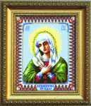400 Набор для вышивания крестом Чаривна Мить "Икона Божьей Матери Умиление"
