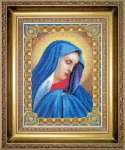 461 Набор для вышивания крестом Чаривна Мить "Икона Божьей матери Скорбящая"
