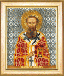 Б-1159 Набор для вышивания бисером Чаривна Мить "Икона святого Григория Богослова"