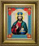 467 Набор для вышивания крестом Чаривна Мить "Икона Господа Иисуса Христа"