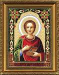 336 Набор для вышивания крестом Чаривна Мить "Икона Великомученика Пантелеймона"