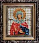 Б-1122 Набор для вышивания бисером Чаривна Мить "Икона святой праведной Иоанне (Жанне, Яне)"